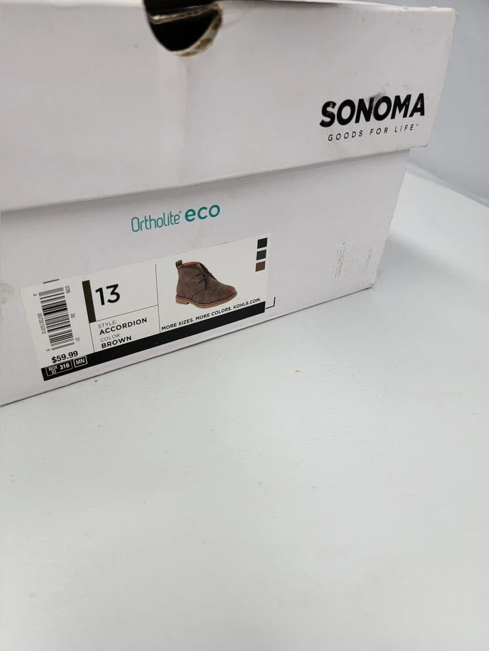 Sonoma Goods Ortholite Eco Accordian Style Shoes